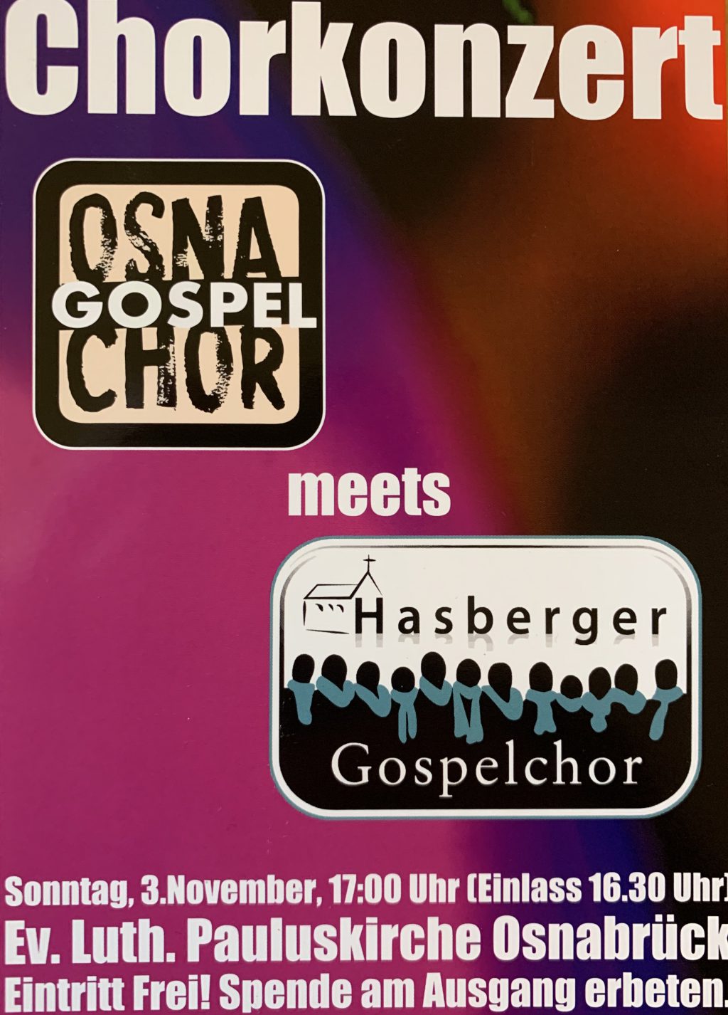 OsnaGospelChor meets Hasbergen Gospelchor